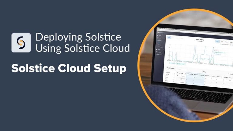 Lesson 4 Solstice Cloud Setup