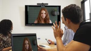 Using Video Conference in hybrid room
