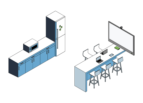 room diagram kitchen