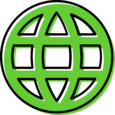 globe green icon